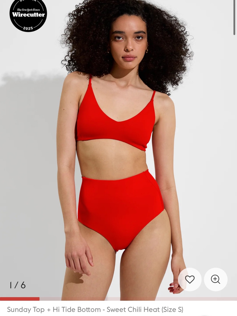 Left on Friday High Tide Bottom in Sweet Chili Heat (Red)